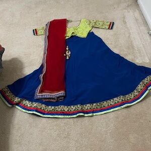 Ethnic Indian Wear Navratri Chaniya   choli with Designer Blouse New